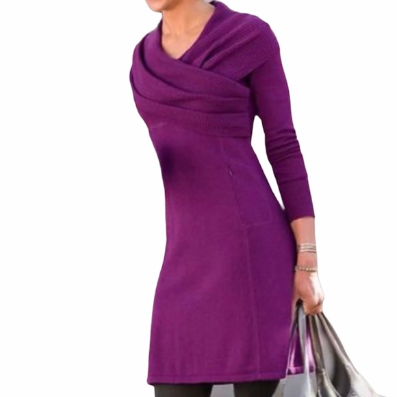 Athleta Dresses & Skirts - Athleta Sochi Sweater Wrap Dress